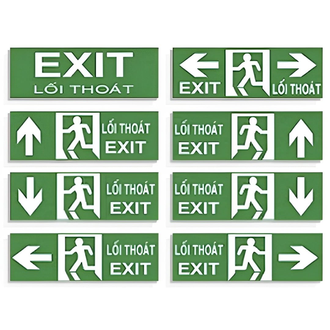 Phân biệt đèn exit