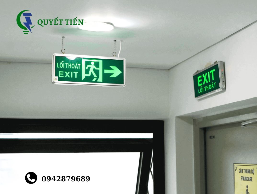 Phân biệt đèn exit và công dụng của mỗi loại