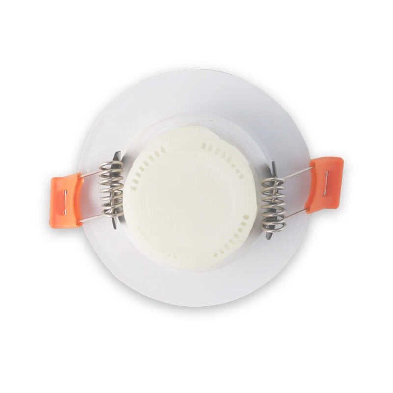 Đèn Led âm trần đổi màu 7W AT10 Viền vàng