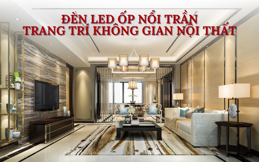 Đèn LED nổi trần