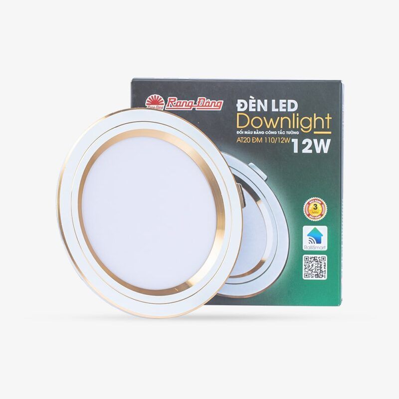 Đèn LED downlight đổi màu AT20 110/12W